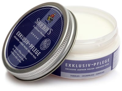 Shoeboy's Exclusive - Voedende en verzorgende creme voor gladleer - 100ml - (001) Neutraal