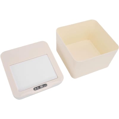 Automatische Sensor Aanrecht Afvalbak 4L Multifunctionele Sensor Desktop Opbergdoos voor Badkamer Auto beige