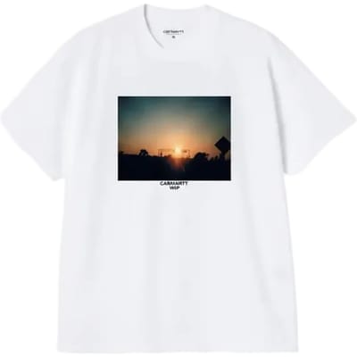 Carhartt S/s Warm Views T-shirt Loose Wit