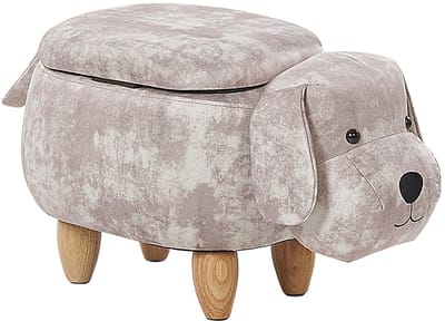 DOGGY - Hocker - Beige - Fluweel