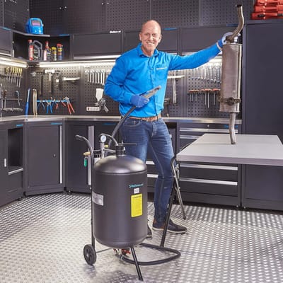 Mobiele Straalketel - Straler Kit - Roest Verwijderen - Inclusief Soda Kit - 45 Liter Capaciteit