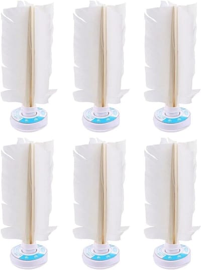 Veer Shuttle Set - Traditioneel Jianzi - Voetbal Oefening - Traditioneel Spel - 12.5 x 4 cm - Wit