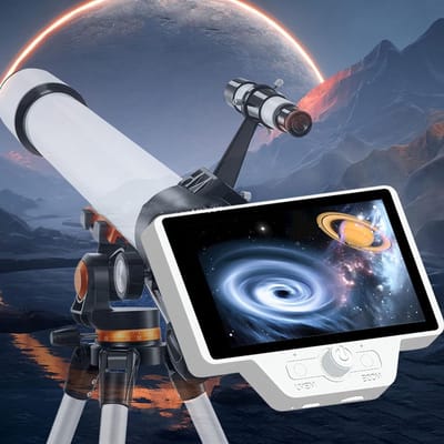 Telescoop Elektronisch Oculair met WiFi Camera voor Astronomische Telescoop - 5 IPS Scherm - 4X Zoom - Bewegingsdetectie - Loop Video Recording