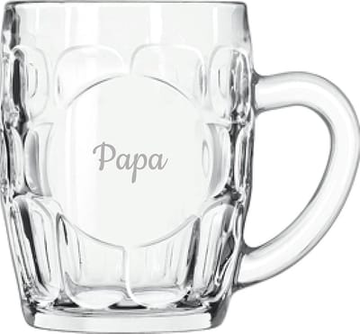 Bierpul gegraveerd - 55cl - Papa