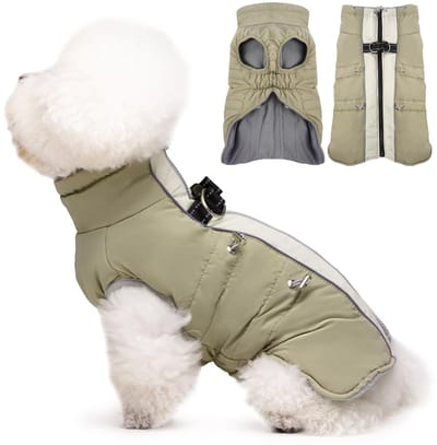 Unyqoos ® Waterbestendige Winterjas voor Honden met Reflecterende Buikbescherming en Verstelbare Pasvorm