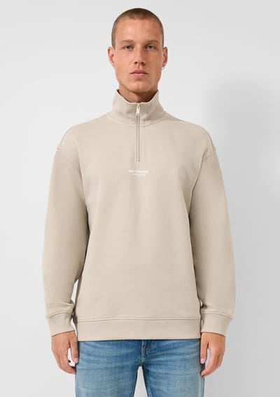 Q/S designed by - Heren sweater - Maat M - Mannen - Bruin - katoen