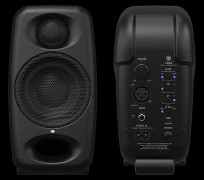 IK Multimedia iLoud Micro Monitor Pro Black Immersive Bundle – 11‑kanaals compacte studio‑monitor set met ARC‑kalibratie