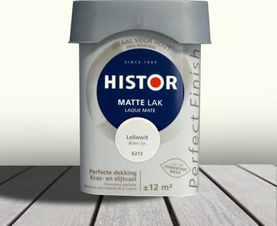 Histor Perfect Finish Lak Mat 0,75 liter - Leliewit