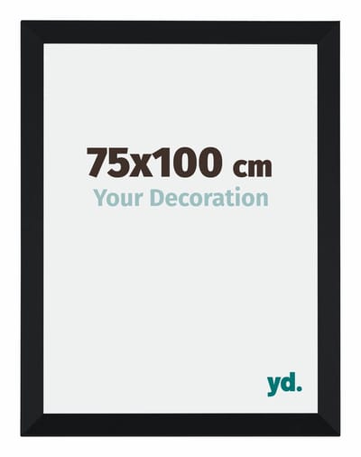 Your Decoration - Fotolijst 75x100 cm - MDF - Zwart Mat - Catania