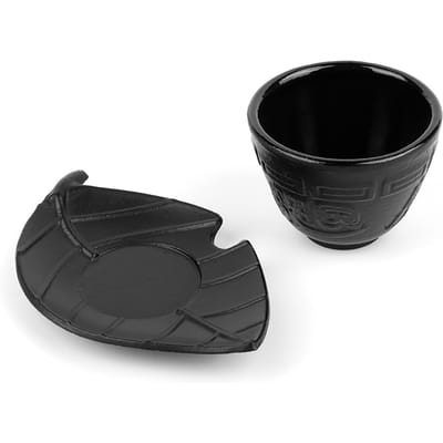 Bedrukken IJzeren Kop Imitatie Japanse Gietijzeren Theekop Retro Kop IJzeren Pot IJzeren Onderzetter Theeset