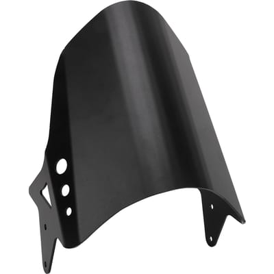 Motorfiets Voorruit Aluminium Voorruit Windscherm Deflector Beschermer Beschermkap voor black