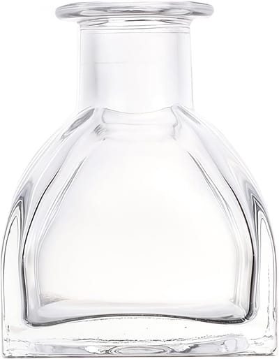 150ml/5oz Clear Glas Diffuser Flessen Vierkante Hervulbare Essentiële Olie Potten Diy Geur Opslag Voor Home Office Decor Ambachten