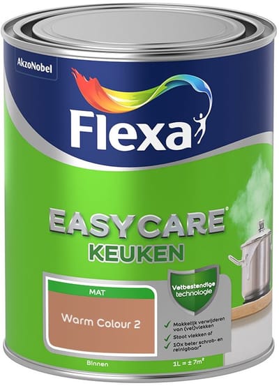 Flexa - Easycare Keuken - Warm Colour 2 - Mengverf - 1 L