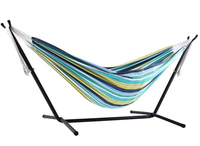 Vivere Dubbele Hangmat met Standaard - Cayo Reef