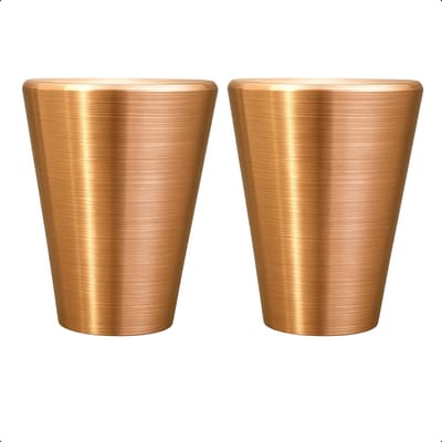 2X Meubelknop Akron Recht Goud 25mm - Knoppen voor keukenkast - deurknopjes - Meubelknoppen / Kastknoppen Goud