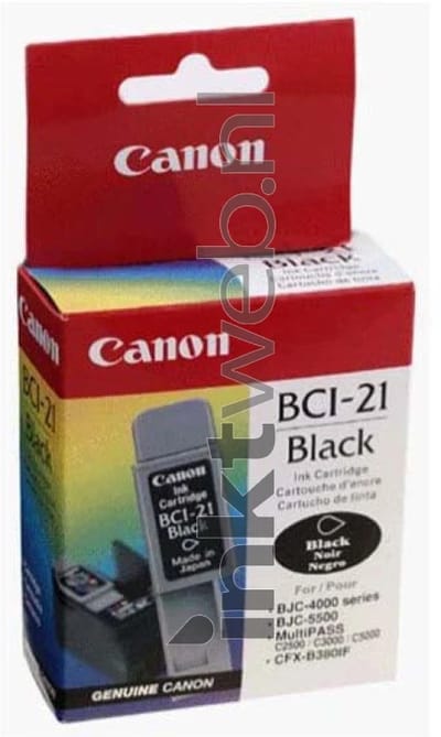Canon BCI-21B inktcartridge zwart (origineel)