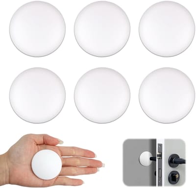 Dailygoods- Deurstopper Zelfklevend - Deurgreepbescherming - Deurstoppers voor Muren - Wandbescherming - Rubber Buffer - Flexibel en Elastisch