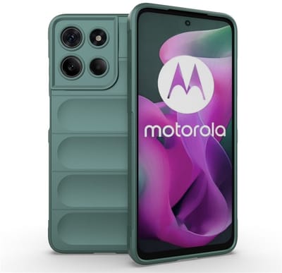 Coverup Hoesje - Geschikt voor Motorola Moto G15 / G17 (Power) Hoesje - Coverup Hands-On Rugged Back Cover - Groen