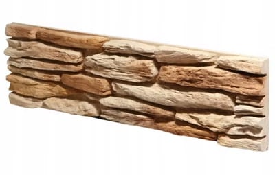 Stegu California Serie - Gevelsteen - 56×21cm - Beige - Vorstbestendig