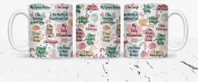My daily affirmation Motivatie Mok - Valentijn cadeautje voor hem - Valentijn cadeautje voor haar - Valentijnsdag - Verjaardag cadeau - Cadeau voor man - Cadeau voor vrouw - Grappige cadeaus - Mokken - Moederdag cadeautje - Schattig
