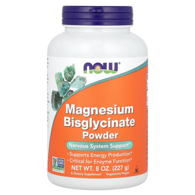 NOW Foods, Magnesium Bisglycinaat Poeder, 8 oz (227 gr)