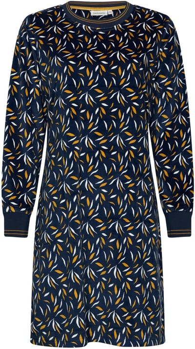 Pastunette - Moonlite - Nachthemd - Velours Fleece - Blauw - Maat 36