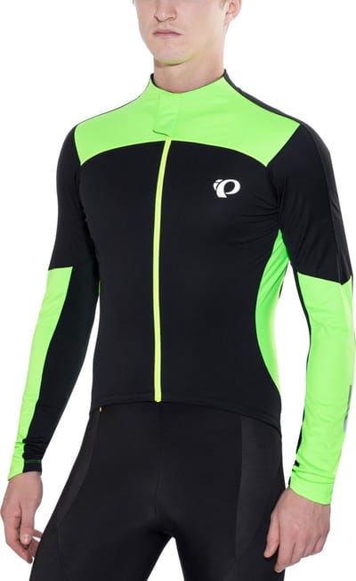 PEARL iZUMi P.R.O. Pursuit Fietsshirt lange mouwen Heren groen/zwart Maat M