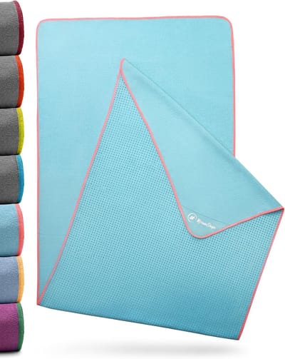 SnelShoppen - Yoga Handdoek Antislip | Hot Yoga Handdoek met Noppen | Hygiënische Yoga Onderlaag voor Yogamat 185 x 63 cm