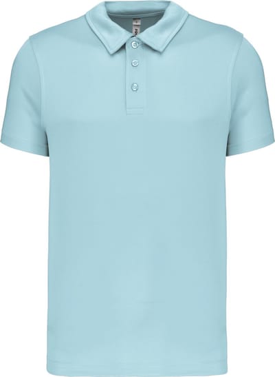 Herensportpolo 'Proact' met korte mouwen Ice Mint - M