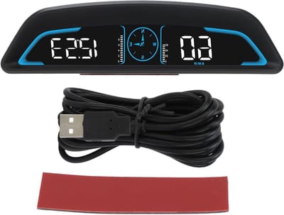 Auto HUD Display - Model HD - Automatische Helderheidsaanpassing - Veiligheidsalarm