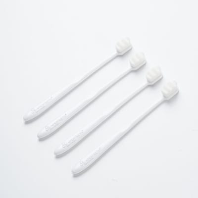 Experteeth® | Expertbrush - 10.000 ultra zachte borstelharen - Gevoelig gebit - Handtandenborstel - Volwassenen en kinderen - Tandenborstelkoker set van 4