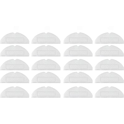Lot de 20 lingettes de nettoyage jetables pour robot de balayage Xiaomi white