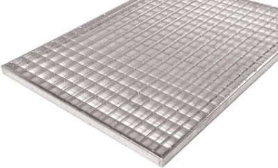 Verzinkt normrooster 300x1000mm met U-profielinzetting