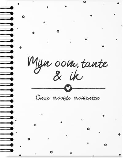 Fyllbooks - Mijn Oom, Tante & Ik invulboek - Cadeau voor Oom en Tante - Dagboek - Herinneringsboekje - 80 Pagina's