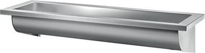 CANAL collectieve wastafel wandmodel 600 mm RVS 304 mat
