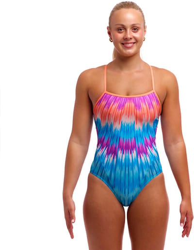 Funkita Single Strap One Piece Zwemkleding Blauw AUS 6 Vrouw