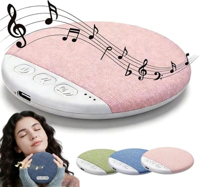 Kussenluidspreker voor Slapen - Bluetooth Kussenluidspreker met Witte Ruistimer - Plat Ontwerp met Stereo Bas - Private Slaaphoofdtelefoon voor Volwassenen & Kinderen - Roze - 1 Stuk