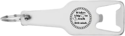 Akyol - it takes a big heart to teach little minds flesopener - Leraar - de beste juf of meester - leuk cadeau voor de juf of meester om te geven - bedankt cadeau - 105 x 25mm