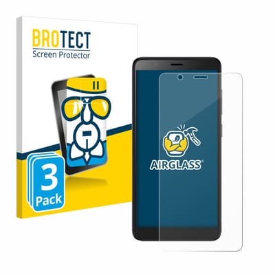 Screenprotector 3 Stuks voor ZTE Blade A32 Beschermglas transparant