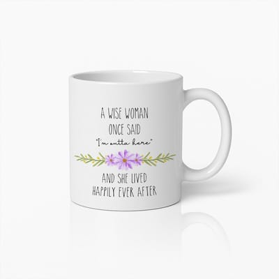 330ml Een Wijze Vrouw Zegging Inspirerende Quote Koffiemok voor Vrouwen