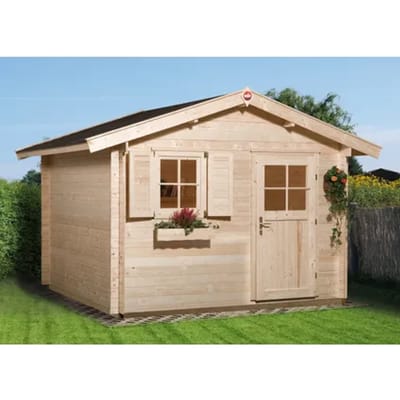 Weka Tuinhuis 107 - Onbehandeld - 262x300cm - 12,6 M³