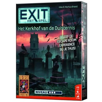 999 Games - EXIT - Het kerkhof van de duisternis - Breinbreker - Escape Room Spel