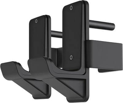 J-Hooks voor 2" x 2" Power Rack - Versterkte Stalen Haken met Rubber Pad - Set van 2 voor Krachttraining en Fitness