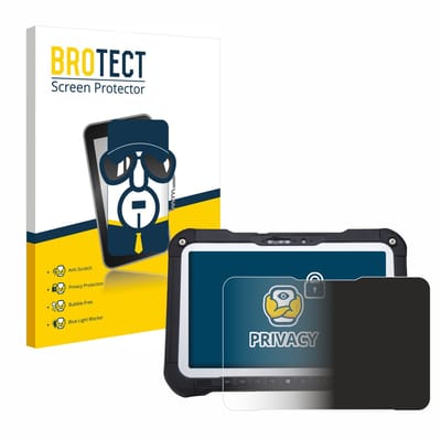 BROTECT - privacy screenprotector voor Panasonic Toughbook FZ-G2 / Toughbook G2 - Folie Beschermfolie Blauwlichtfilter