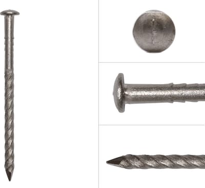 Wovar Bolkop schroefnagels RVS 2.9 x 45 mm | Doos 280 Stuks