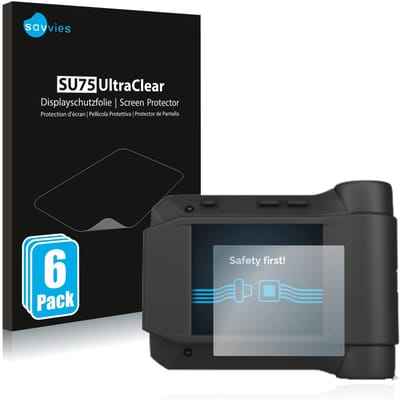 Savvies - Screenprotector voor Swissphone s.Quad X35 - Folie Beschermfolie transparant 6 Stuks