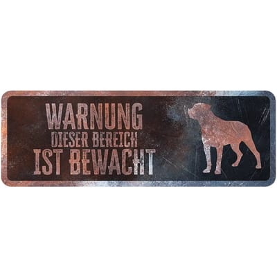 Engels terriër waarschuwingsbord D&D Home
