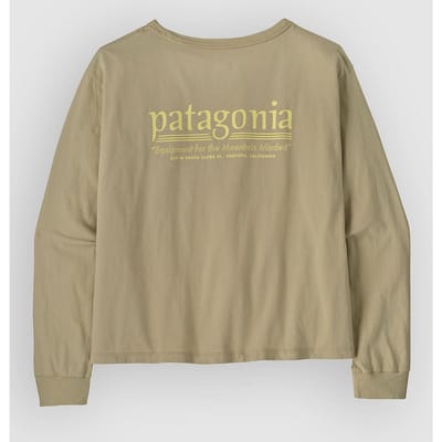 Patagonia L/S Hut Tripper Easy Cut T-Shirt grijs