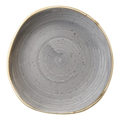 Churchill Stonecast ronde borden Peppercorn Grey 186mm (12 stuks)