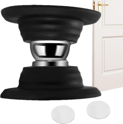 Magnetische Deurstopper - Deurvanger Deurhouder - Deur Open Houden - Sterke Adsorptie - 16.2 x 9.3 x 9.3 cm - Zwart